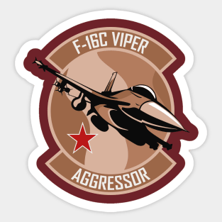 F-16 Viper Aggressor Sticker